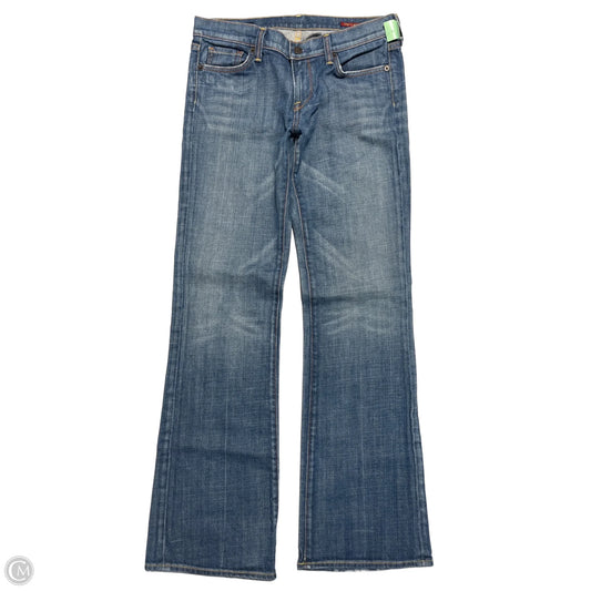 Jeans Flared By 7 For All Mankind In Blue Denim, Size: 6