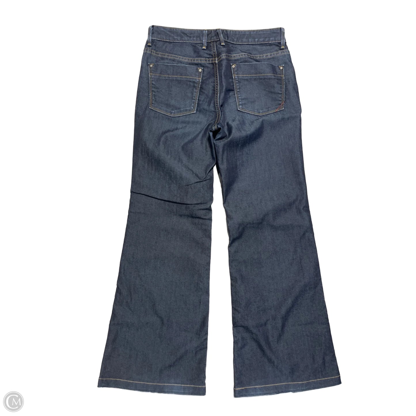 Jeans Wide Leg By Banana Republic In Blue Denim, Size: 6