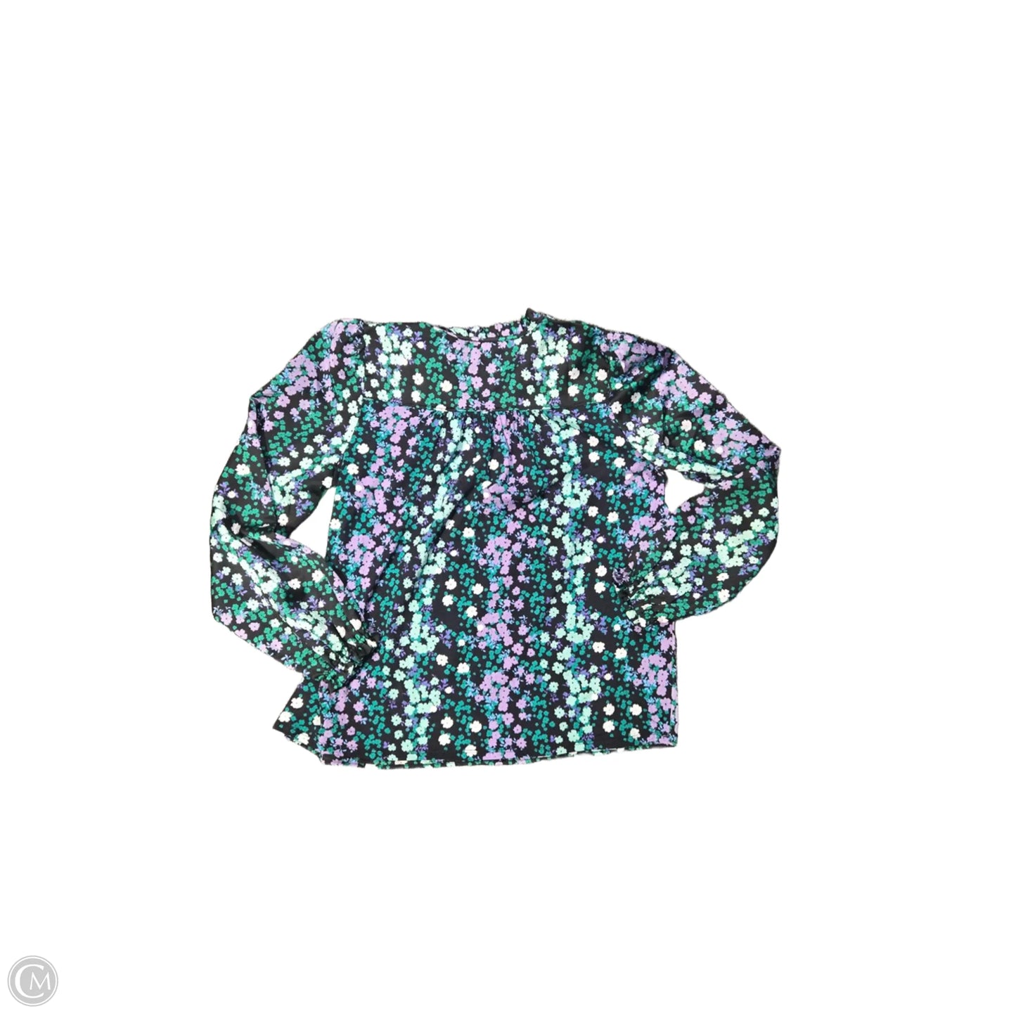 Top Long Sleeve By Loft In Floral Print, Size: M