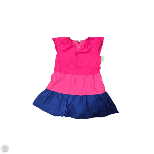 Dress Casual Short By Greylin In Blue & Pink, Size: L