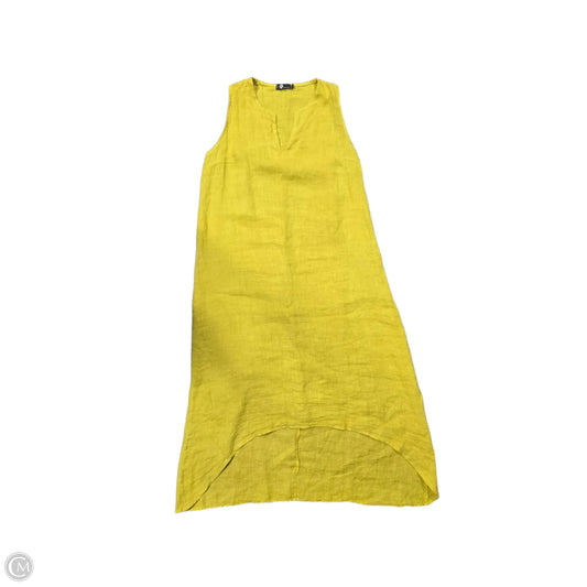 Dress Casual Midi By Cmb In Yellow, Size: S