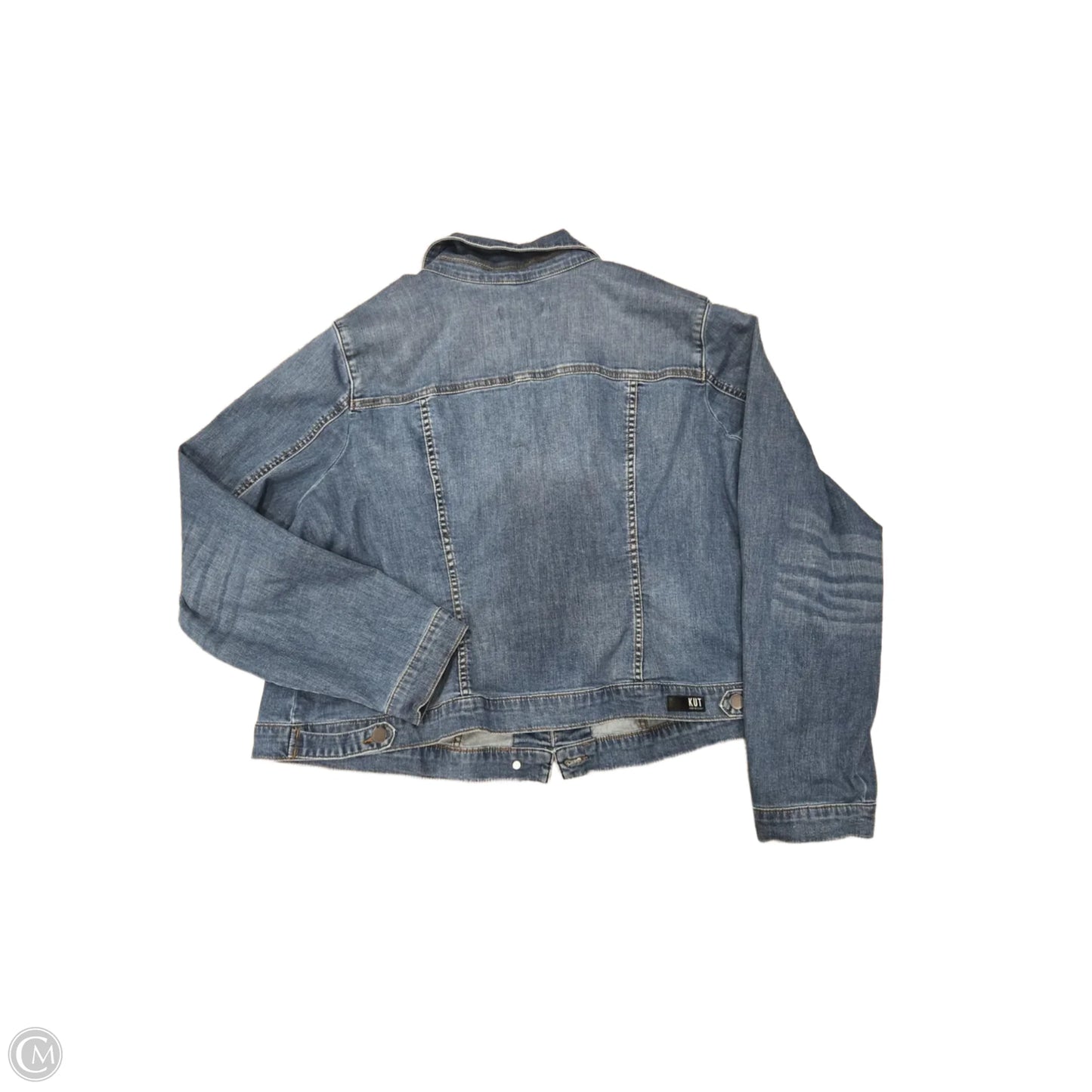 Jacket Denim By Kut In Blue Denim, Size: 3x