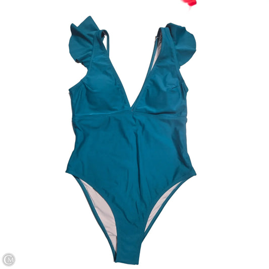 Swimsuit By Cme In Teal, Size: L