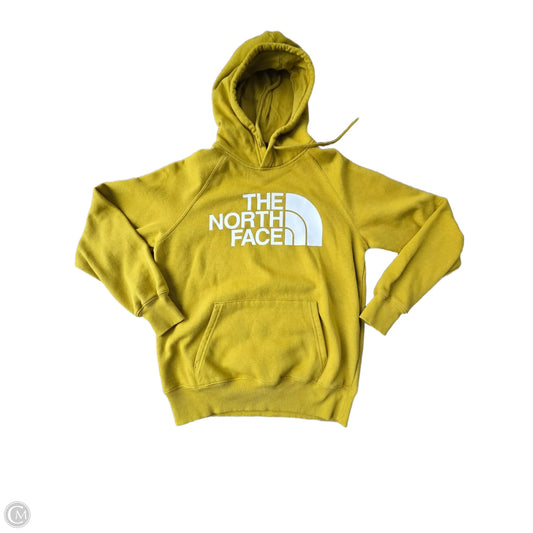 Sweatshirt Hoodie By The North Face In Yellow, Size: S