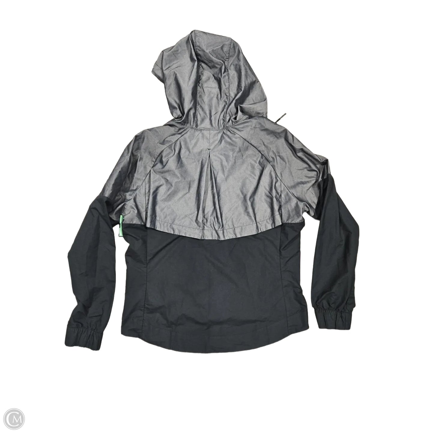 Jacket Windbreaker By Nike In Grey, Size: M