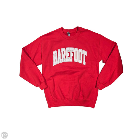 Sweatshirt Crewneck By Cmf In Red, Size: M