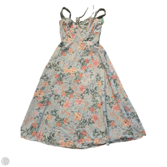 Dress Casual Midi By Cme In Floral Print, Size: S