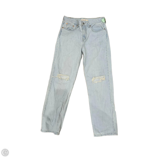 Jeans Wide Leg By Levis In Blue Denim, Size: 6