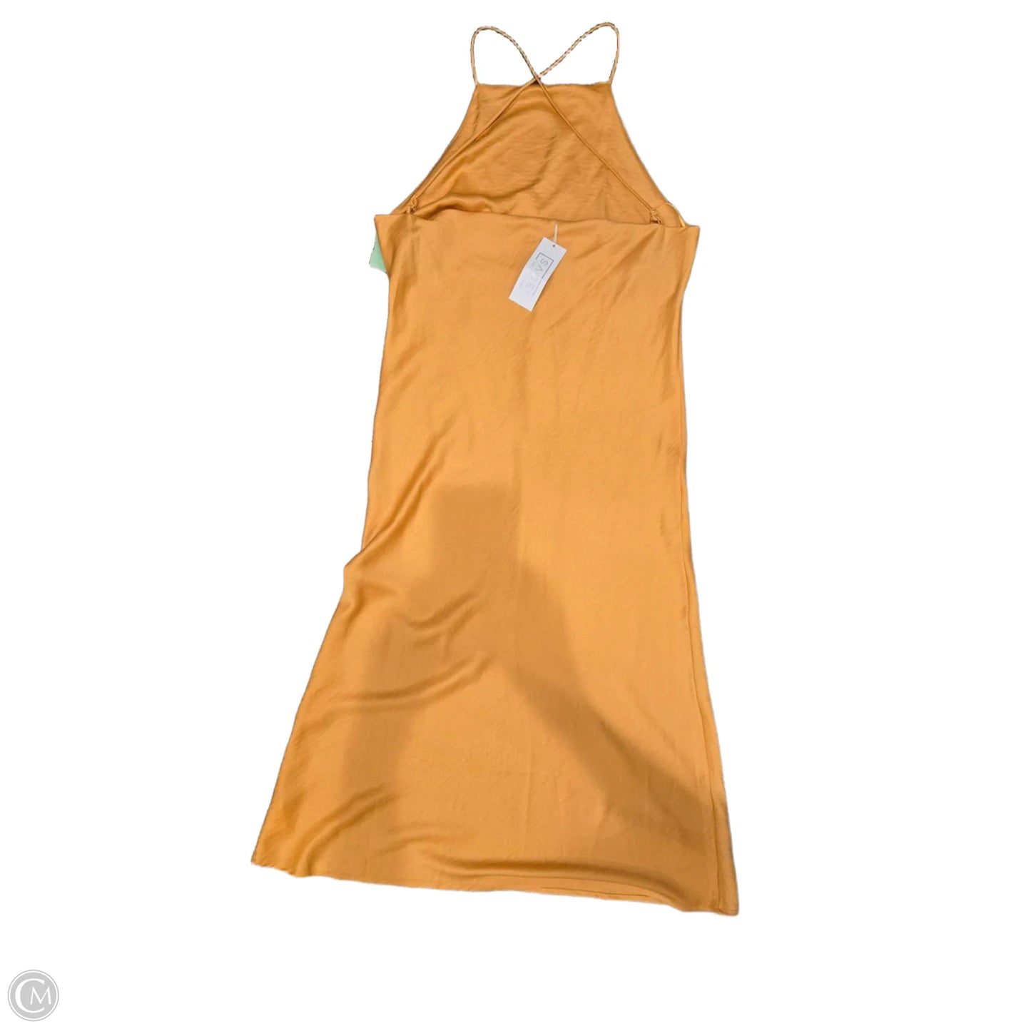 Dress Casual Midi By Sage In Orange, Size: M
