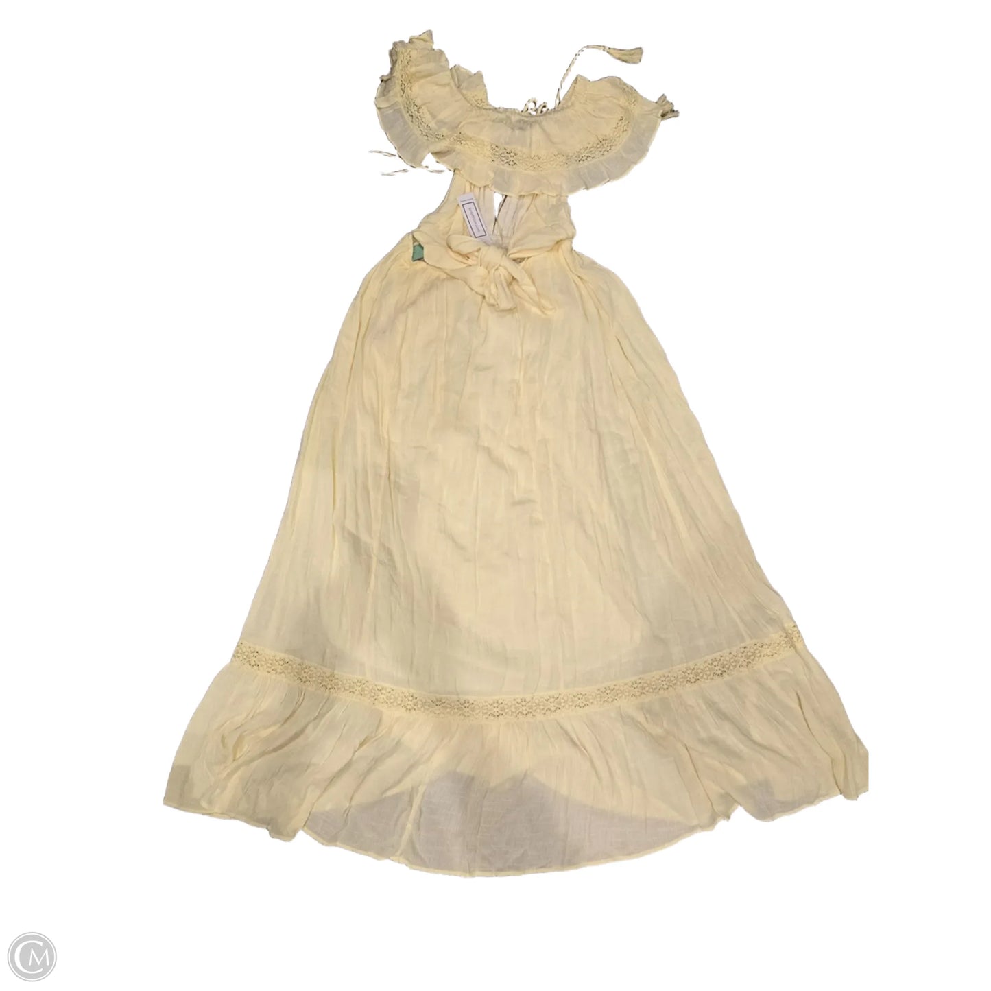 Dress Casual Maxi By Cme In Yellow, Size: M