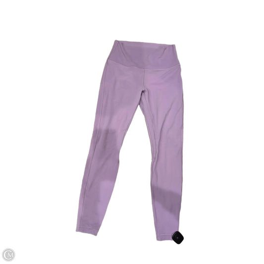 Athletic Leggings By Lululemon In Purple, Size: 8