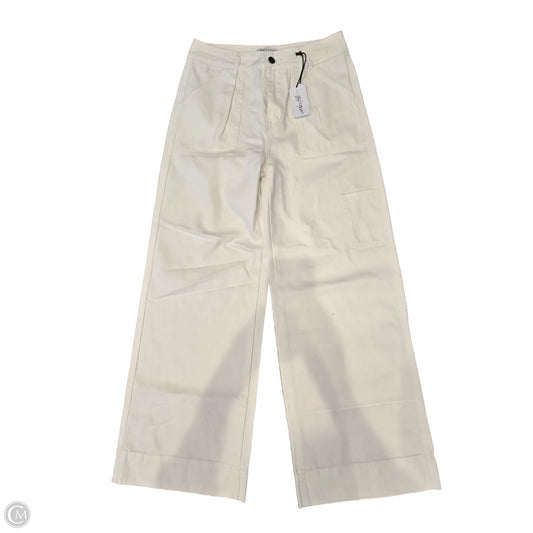 Jeans Wide Leg By Cme In White, Size: M