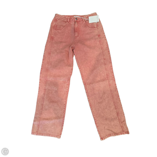 Jeans Wide Leg By Cme In Pink, Size: 0