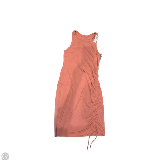Dress Casual Midi By Old Navy In Peach, Size: M