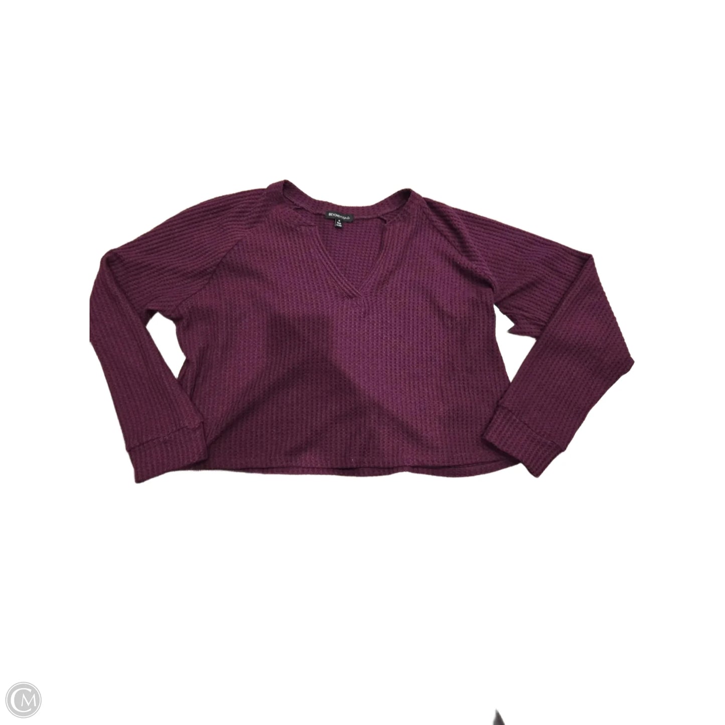 Top Long Sleeve By Beyond Yoga In Purple, Size: M