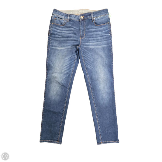 Jeans Skinny By White House Black Market In Blue Denim, Size: 10