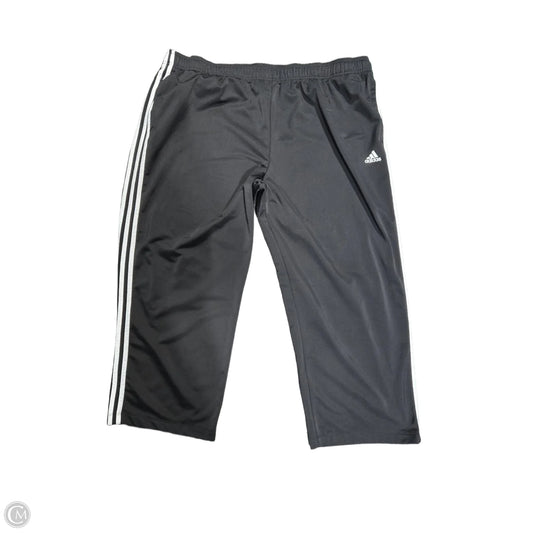Athletic Pants By Adidas In Black, Size: 4x