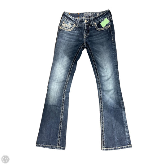 Jeans Boot Cut By Miss Me In Blue Denim, Size: 0