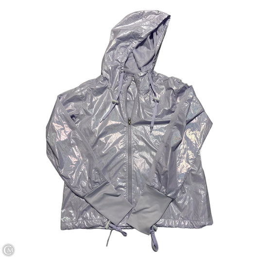 Jacket Windbreaker By Zyia In Purple, Size: S
