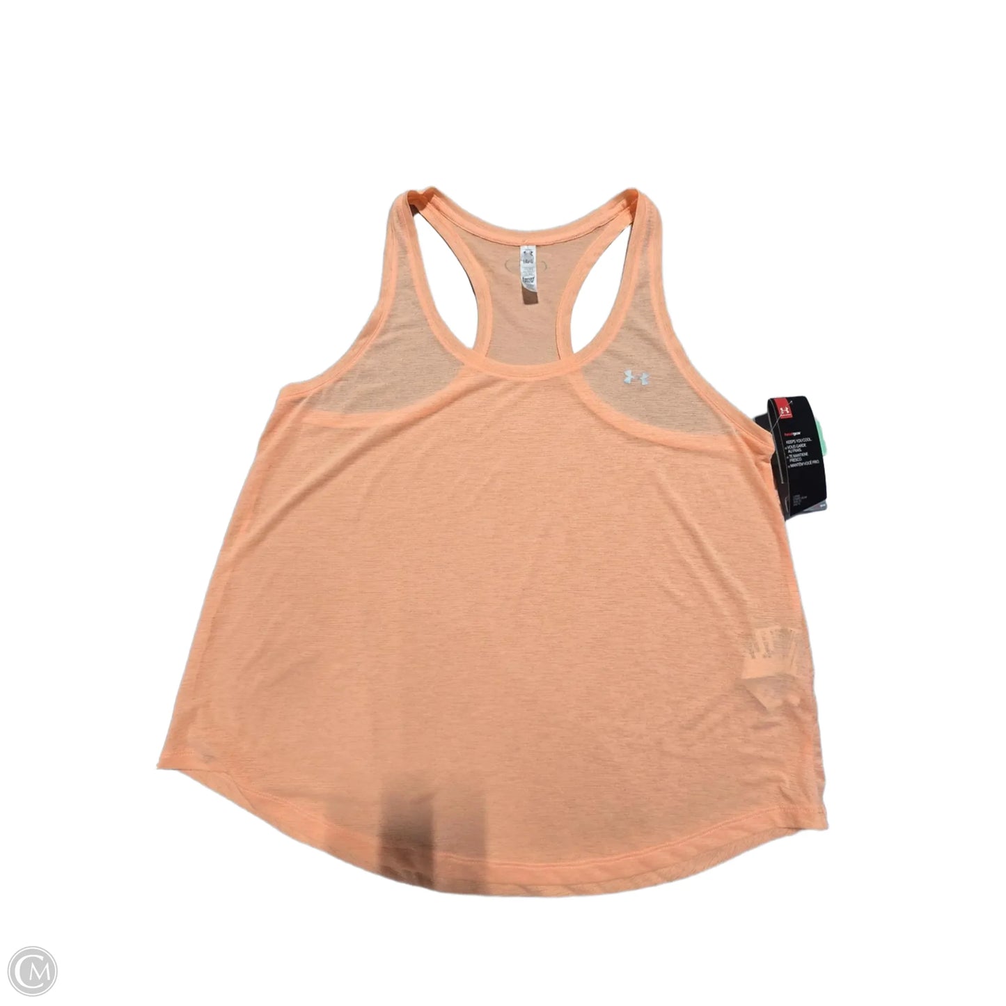 Athletic Tank Top By Under Armour In Orange, Size: L