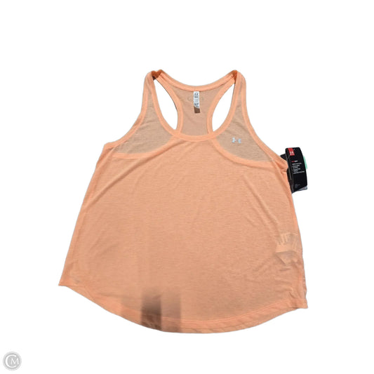 Athletic Tank Top By Under Armour In Orange, Size: L