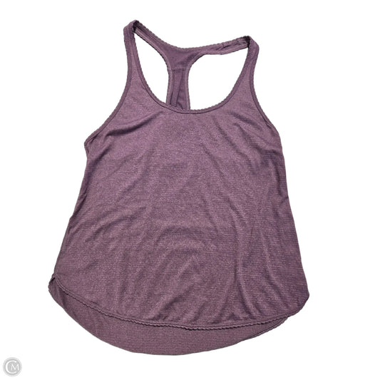 Athletic Tank Top By Lululemon In Purple, Size: L