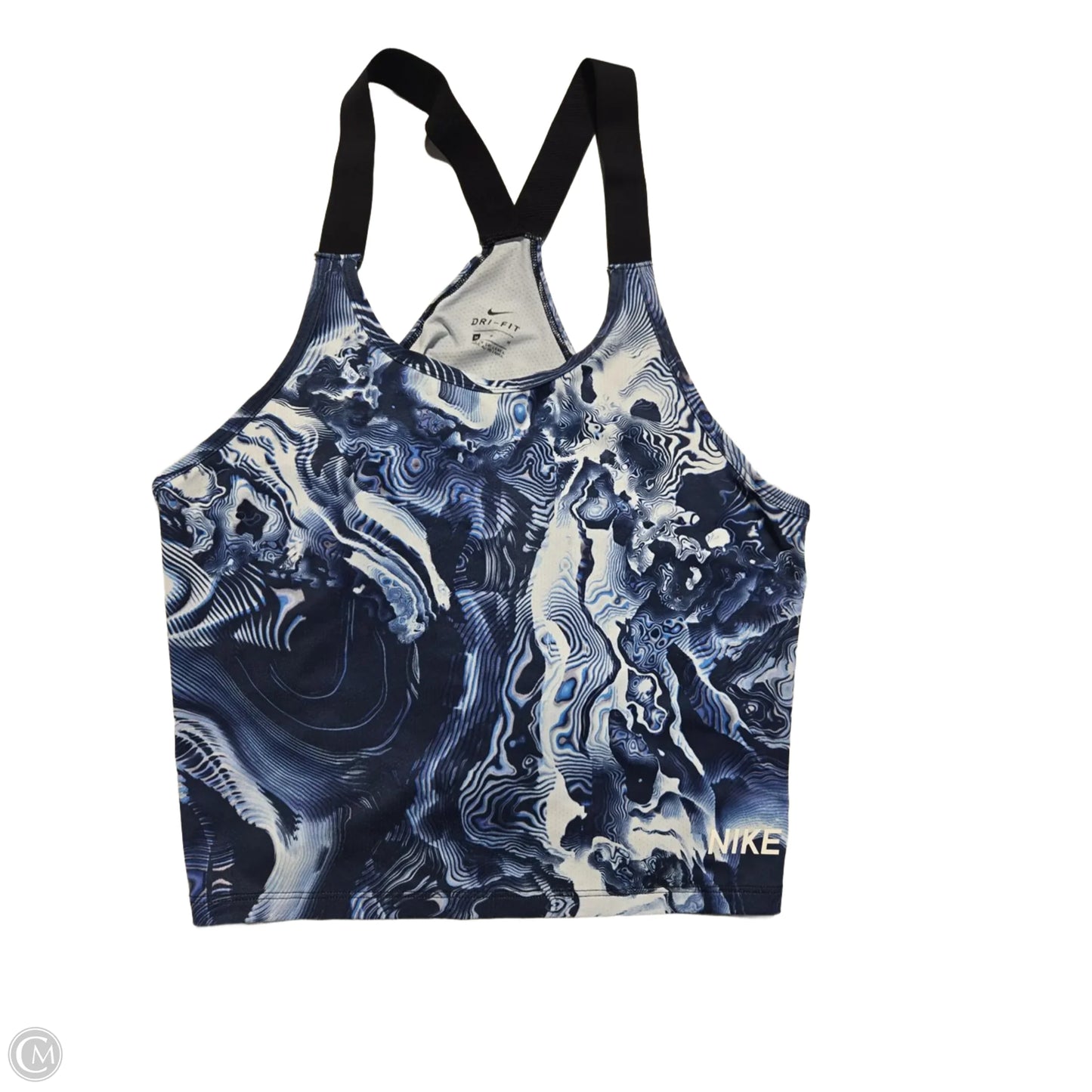 Athletic Tank Top By Nike In Blue, Size: M