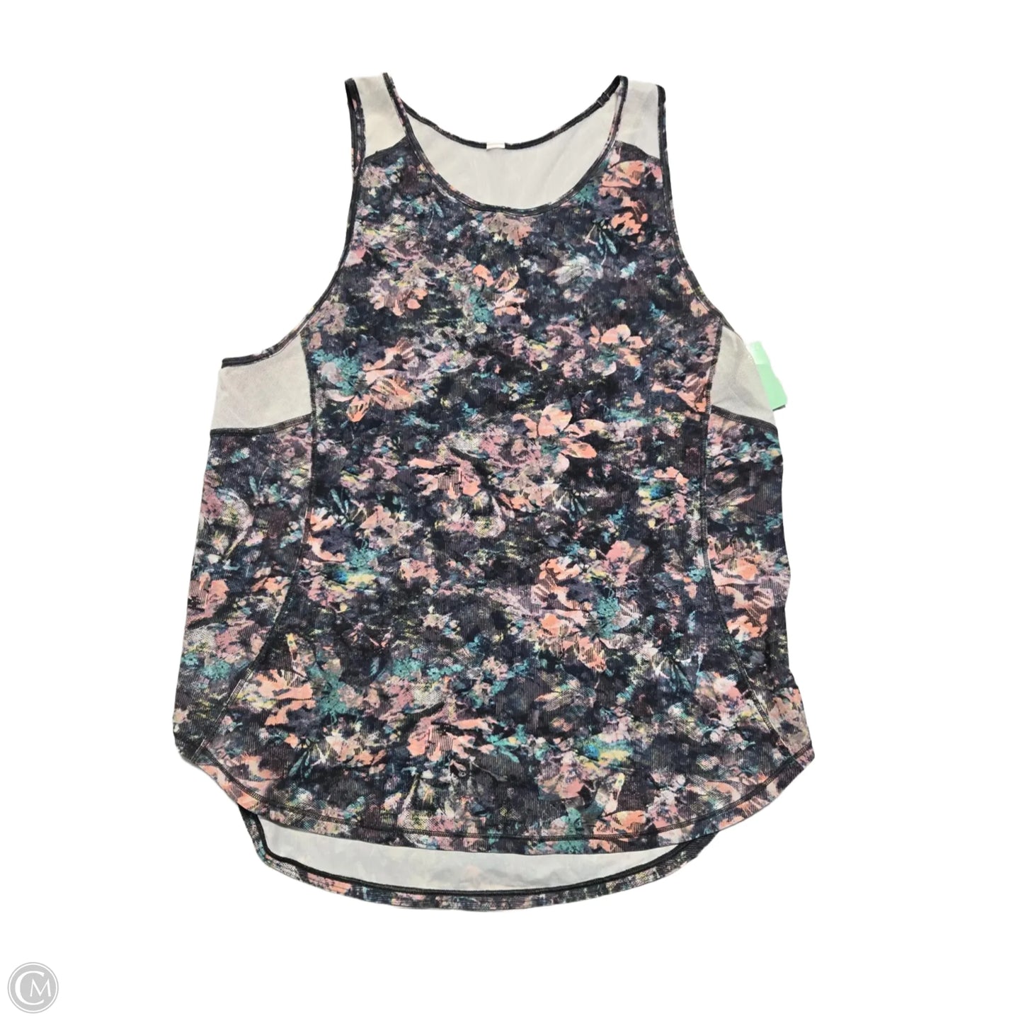 Athletic Tank Top By Lululemon In Floral Print, Size: S