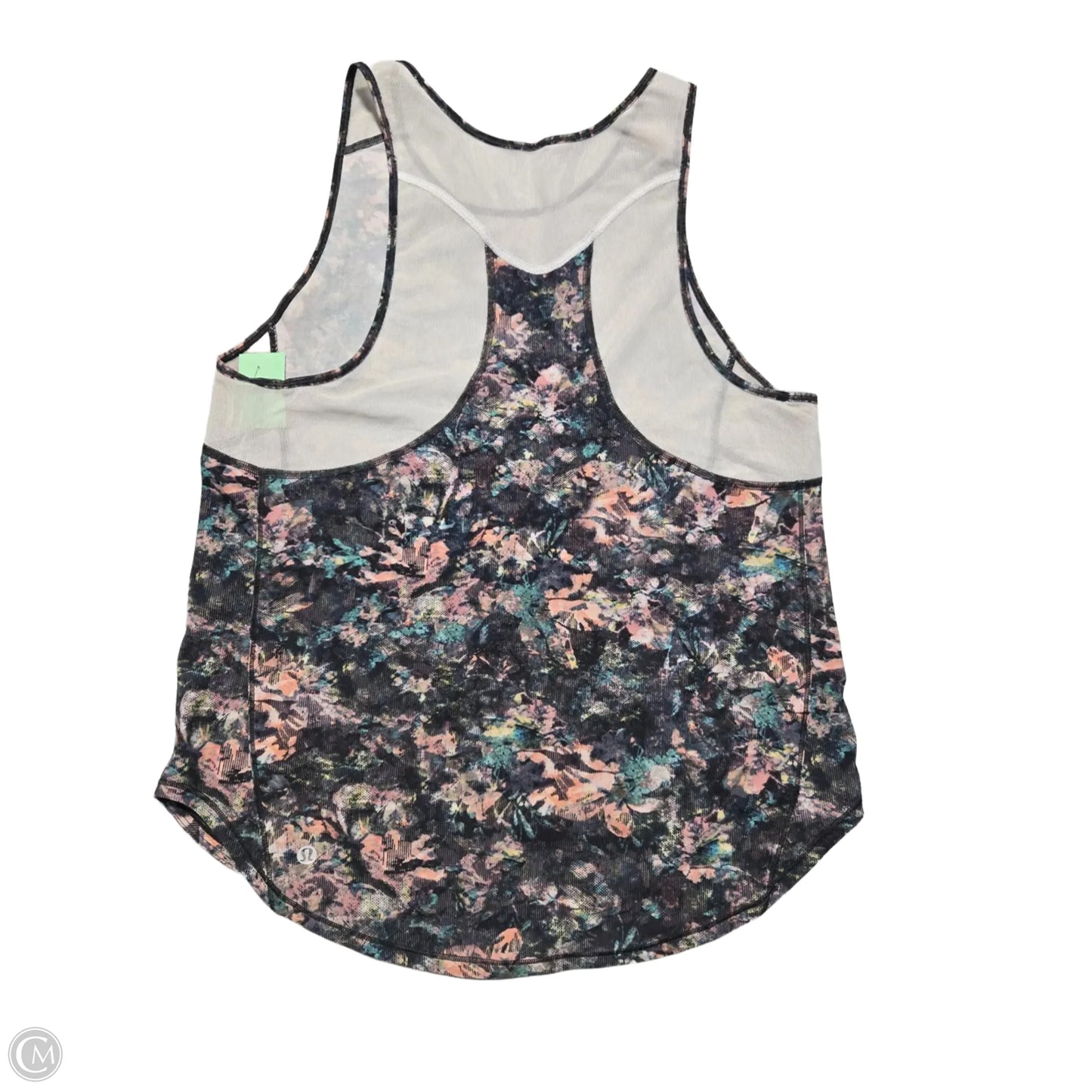 Athletic Tank Top By Lululemon In Floral Print, Size: S