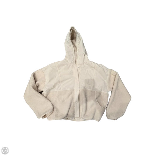 Jacket Fleece By Aerie In White, Size: L