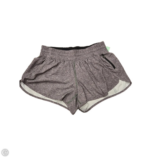Athletic Shorts By Lululemon In Grey, Size: 12