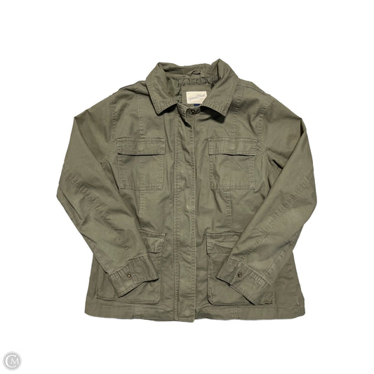 Jacket Utility By Universal Thread In Green, Size: L