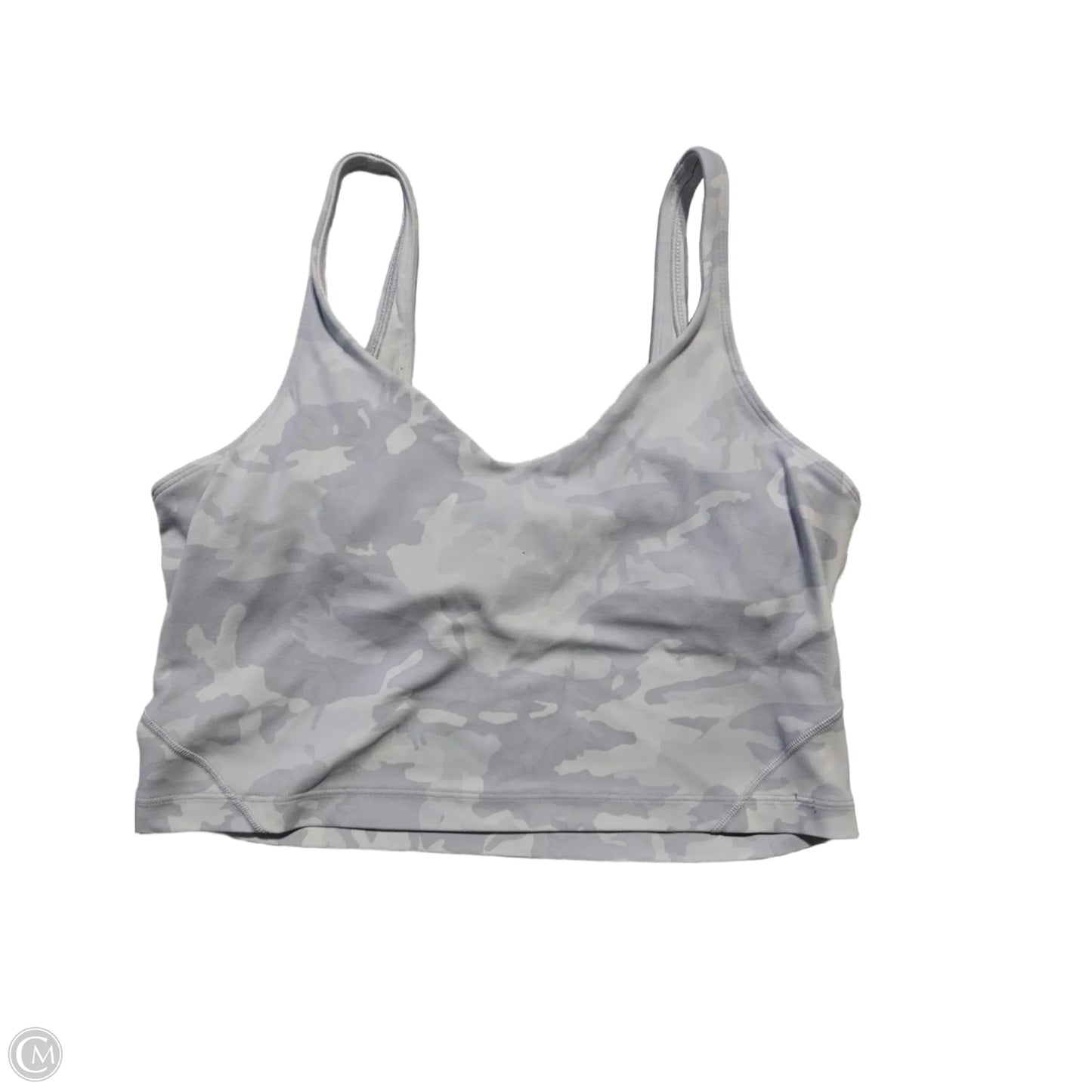 Athletic Bra By Lululemon In Grey, Size: 10