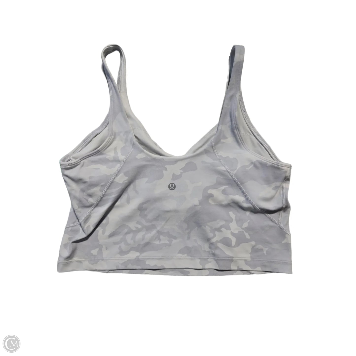 Athletic Bra By Lululemon In Grey, Size: 10