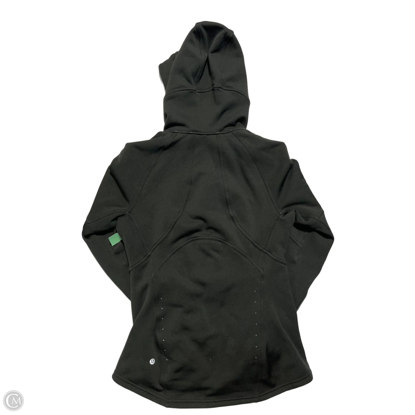 Athletic Jacket By Lululemon In Black, Size: 10