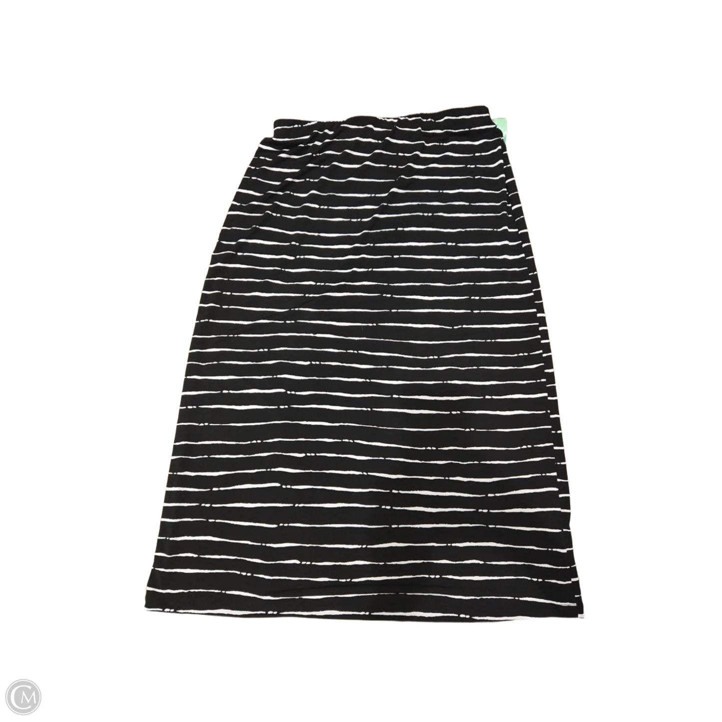 Skirt Maxi By Chicos In Black & White, Size: M