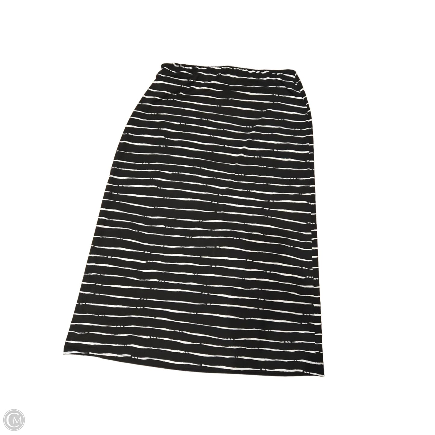 Skirt Maxi By Chicos In Black & White, Size: M