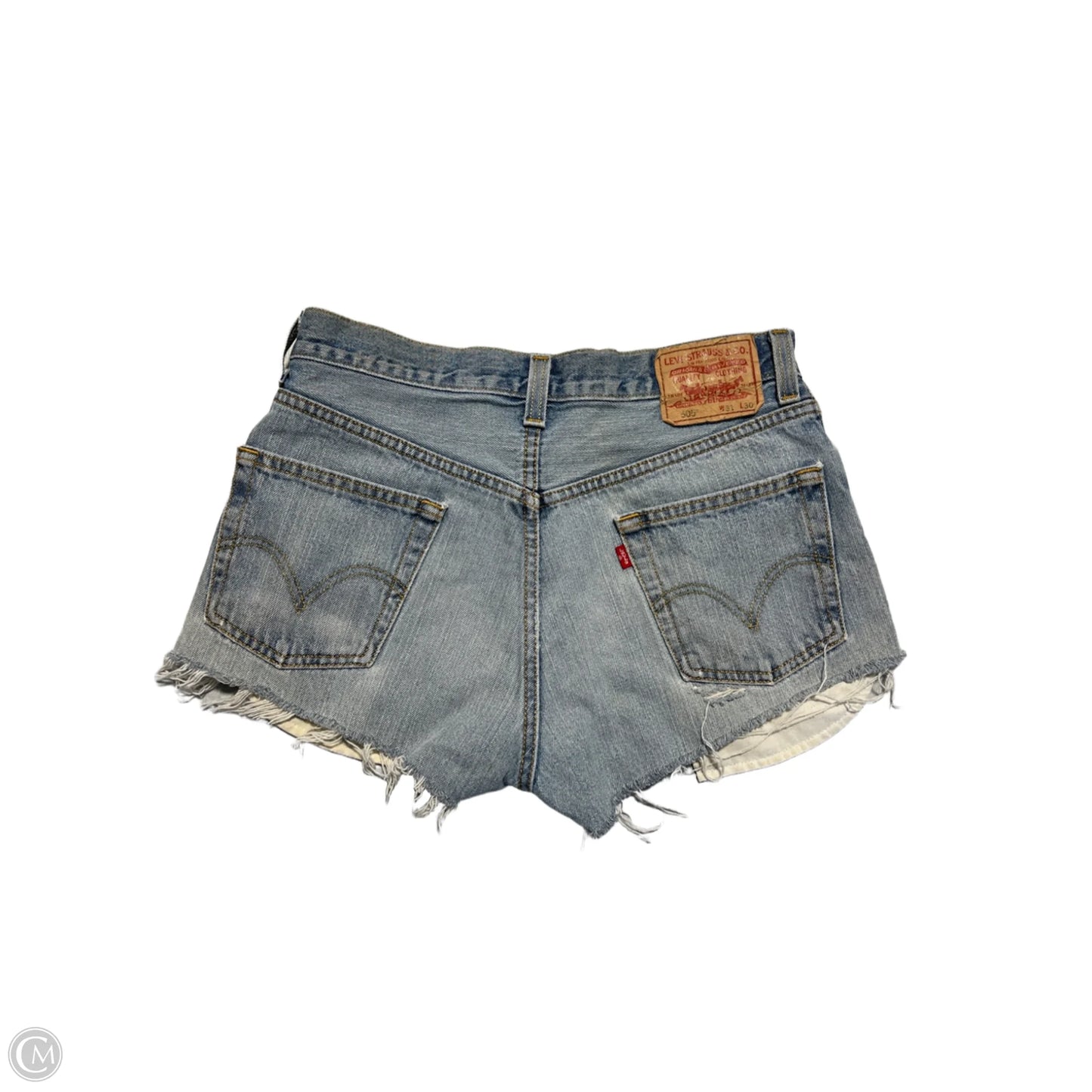 Shorts By Levis In Blue Denim, Size: 12