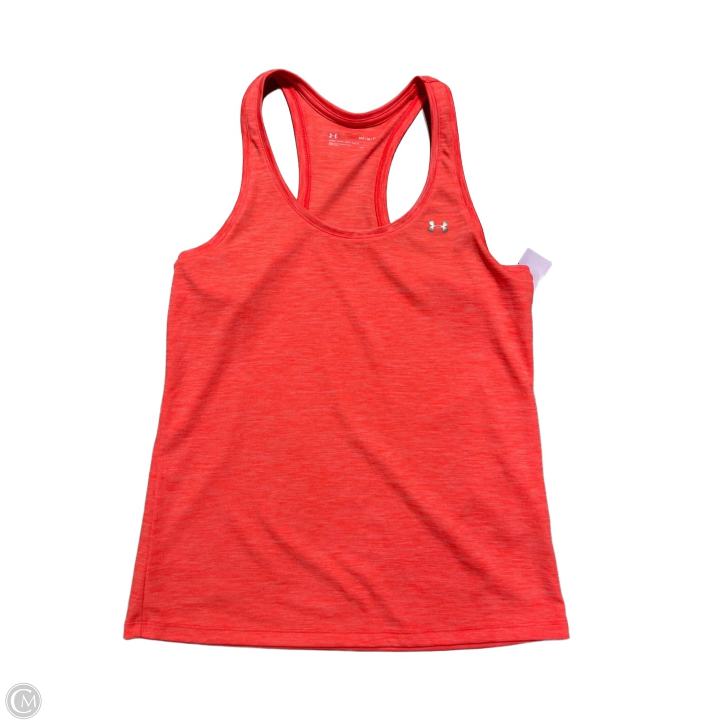 Athletic Tank Top By Under Armour In Orange, Size: M