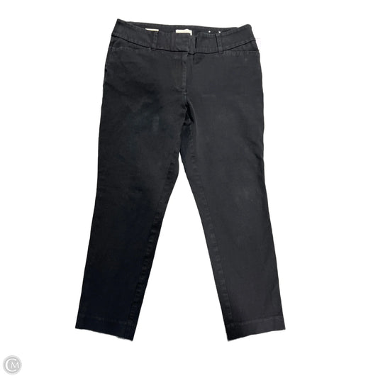 Pants Cropped By Loft In Black, Size: 10