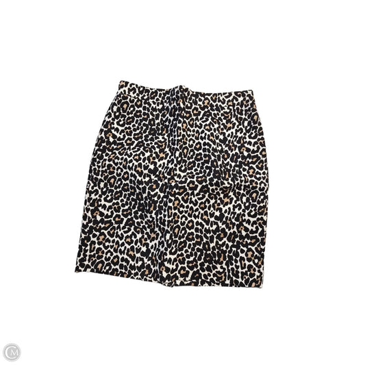Skirt Mini & Short By J. Crew In Animal Print, Size: 4p