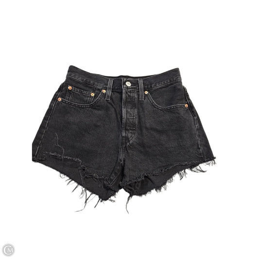 Shorts By Levis In Black Denim, Size: 4
