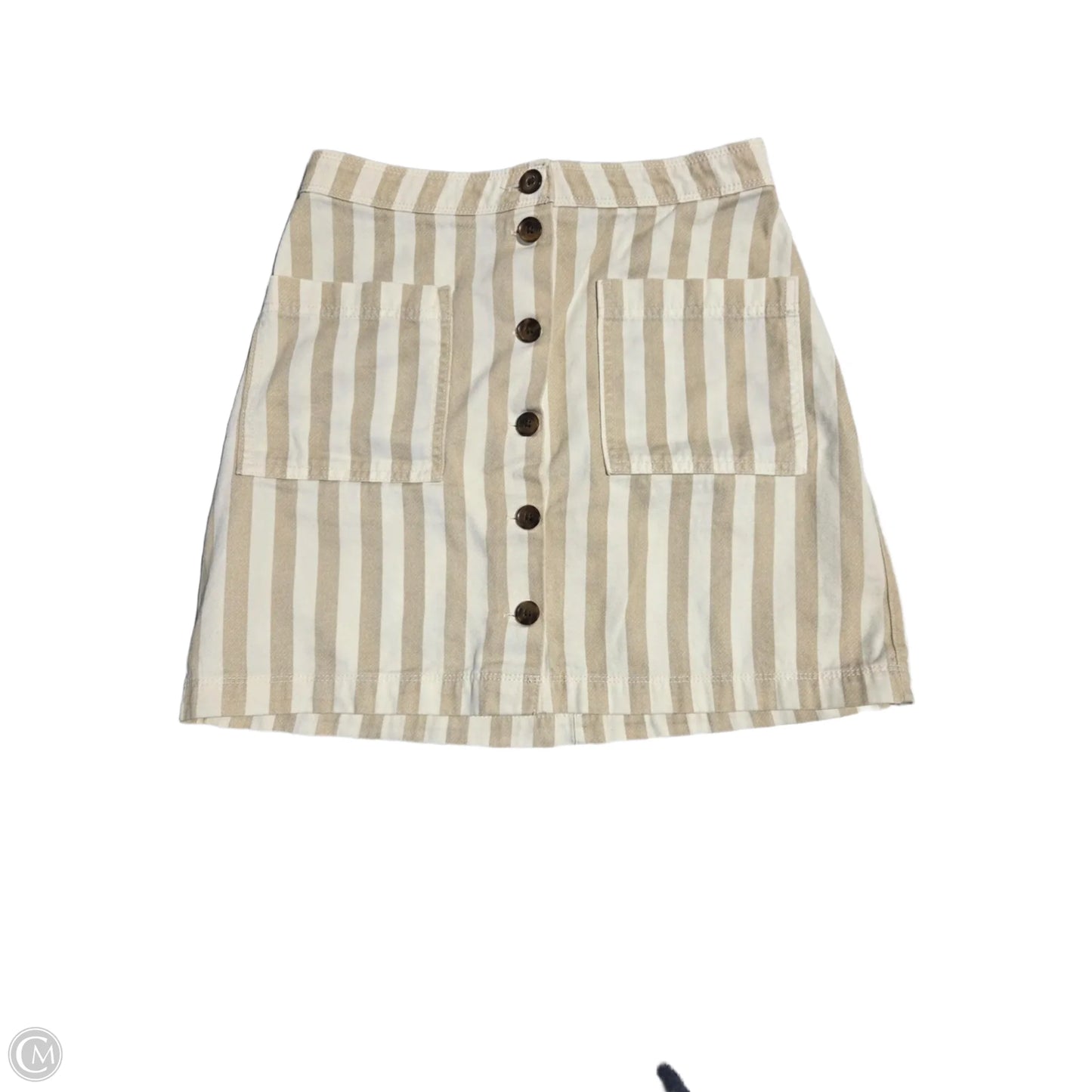 Skirt Mini & Short By Old Navy In Striped Pattern, Size: 2