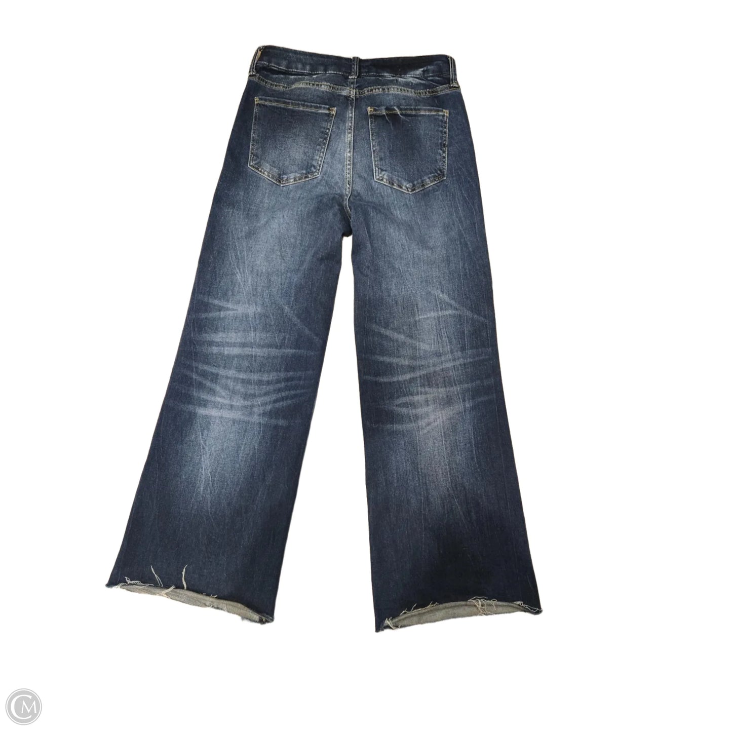 Jeans Wide Leg By Kut In Blue, Size: 0