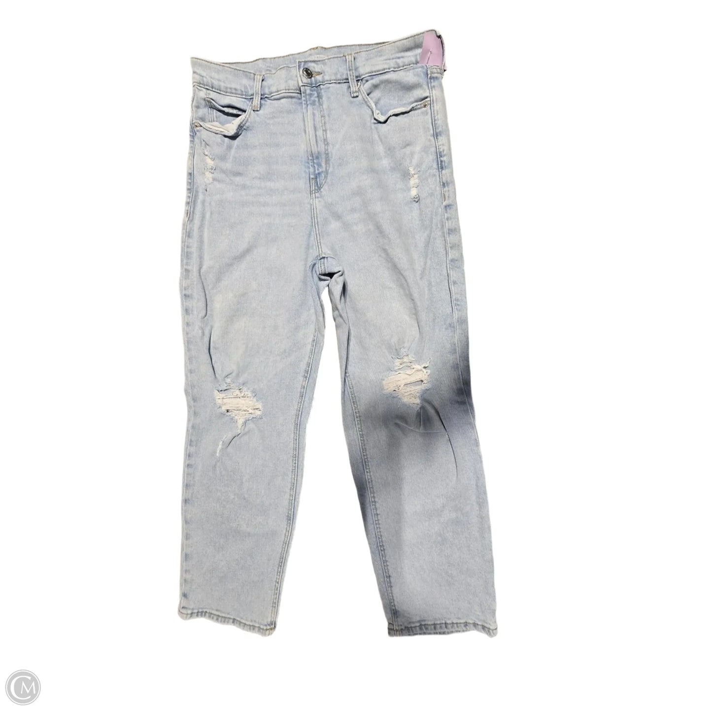 Jeans Straight By Old Navy In Blue Denim, Size: 12