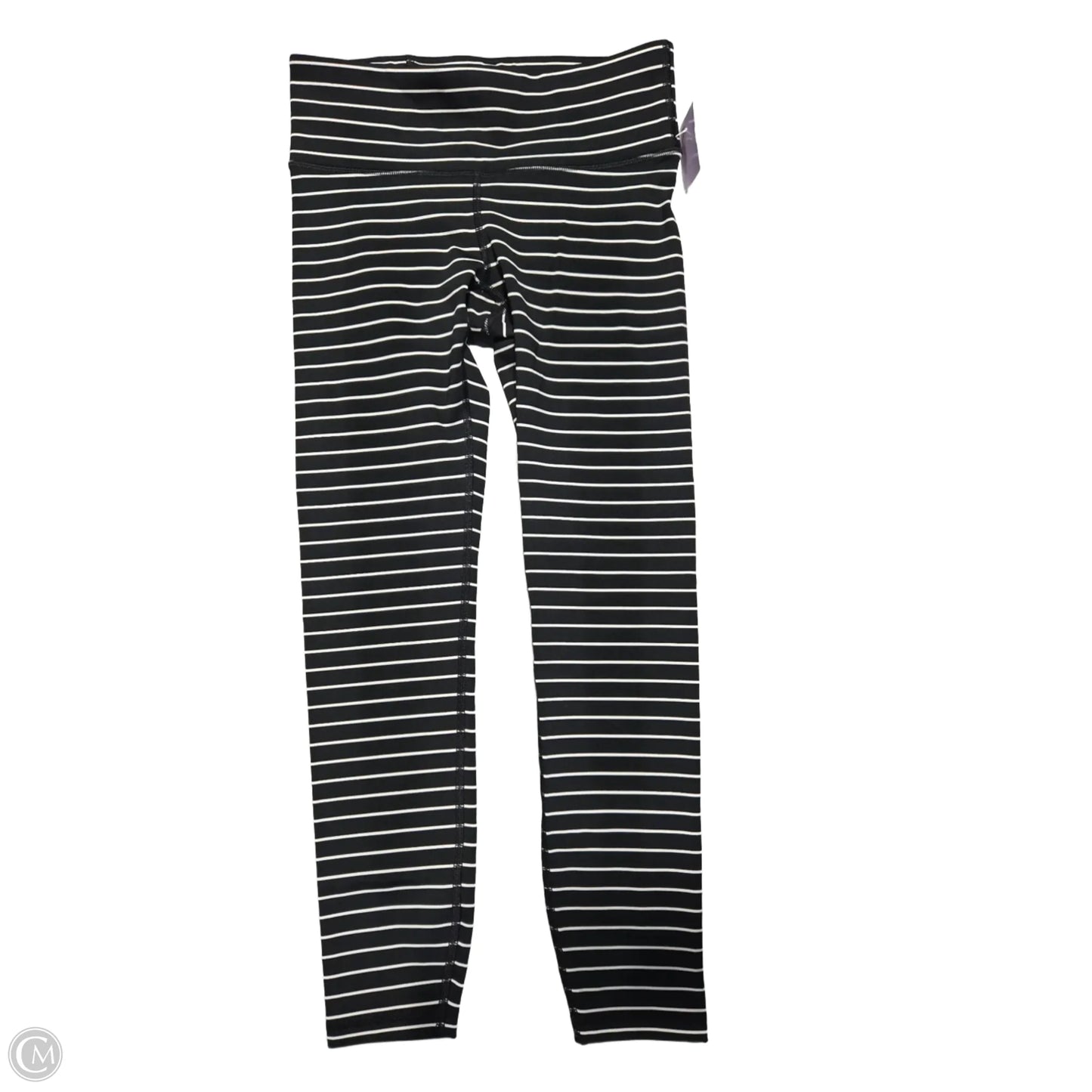 Athletic Leggings By Gap In Striped Pattern, Size: Xs