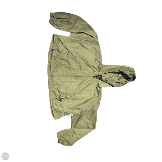 Jacket Windbreaker By Zara In Green, Size: Xs