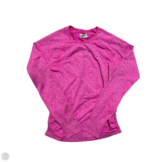 Athletic Top Long Sleeve Crewneck By Athleta In Pink, Size: M