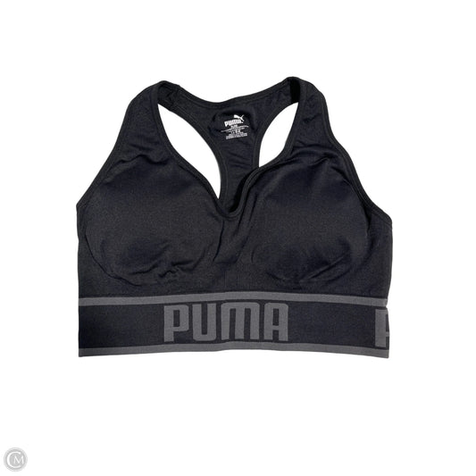 Athletic Bra By Puma In Black, Size: Xl