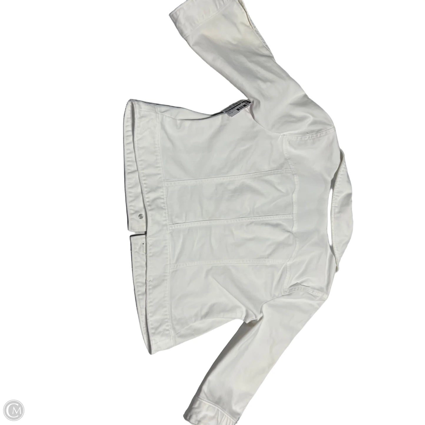 Jacket Denim By Loft In White, Size: 6